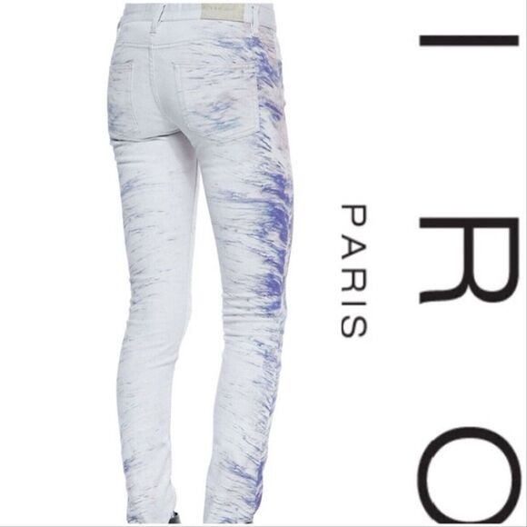 IRO Nedra Splash Blue Jeans - Picture 1 of 7